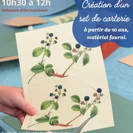 Atelier création d'un set de carterie