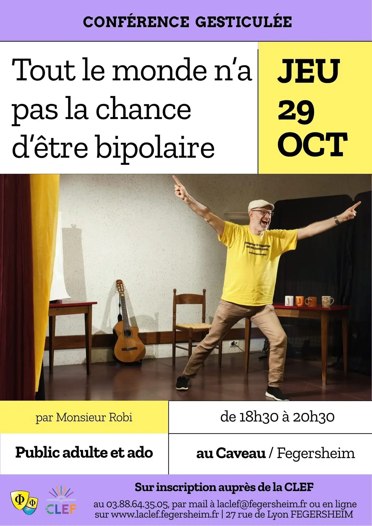 Conférence gesticulée santé mentale