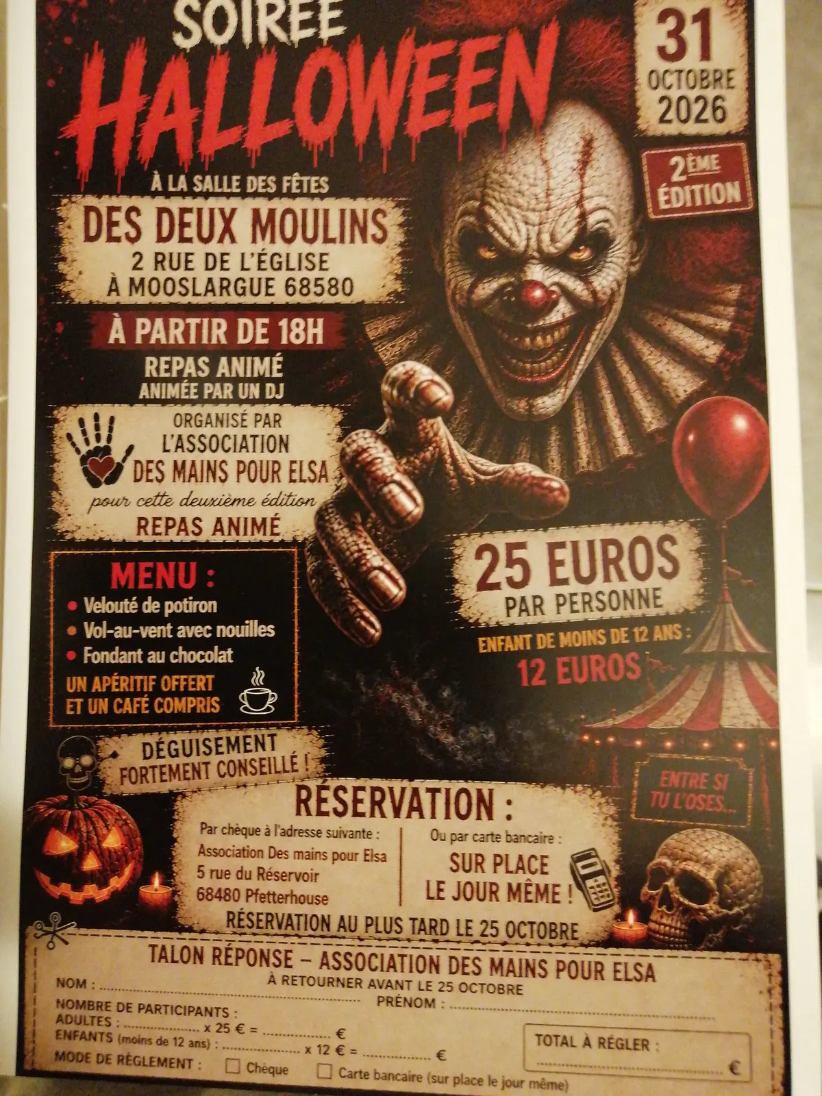2 em soirée halloween 