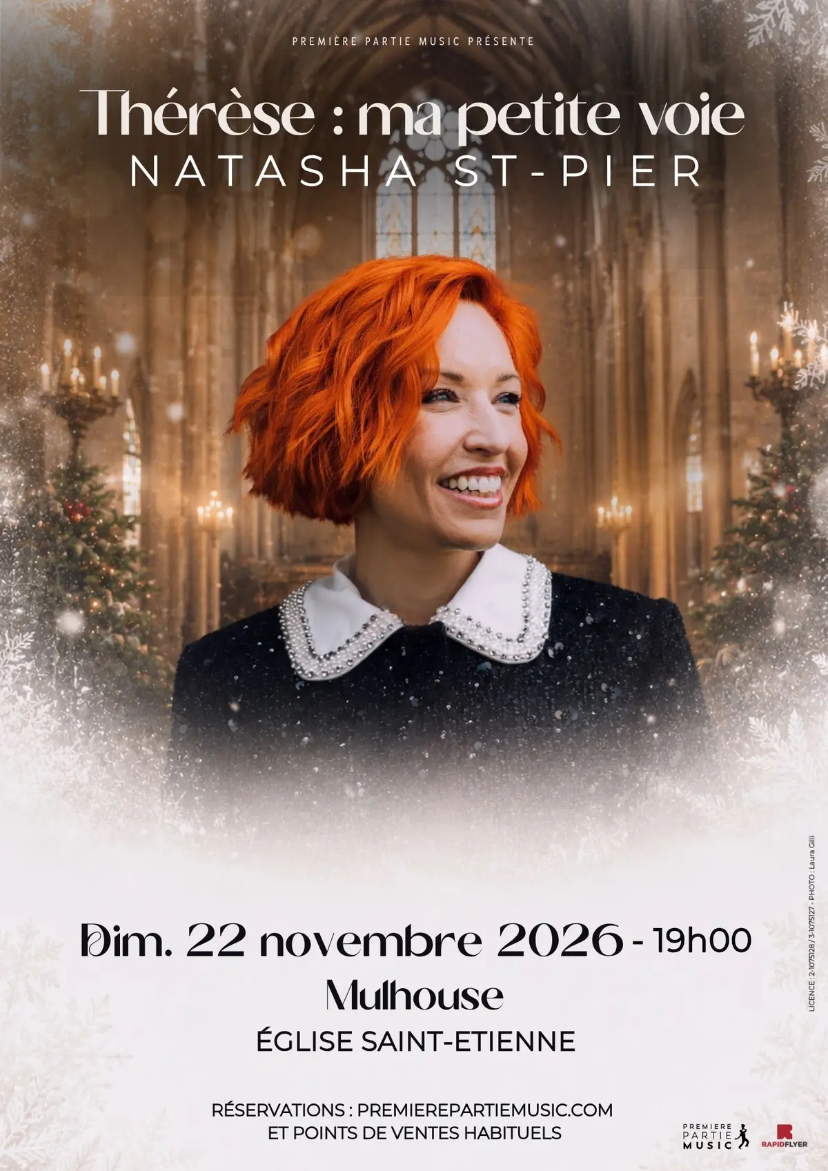 Concert de Natasha St-Pier - Thérèse : ma petite voix