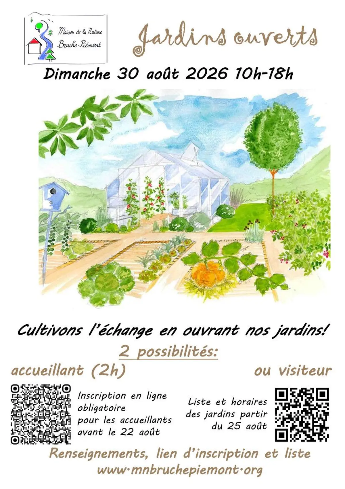 Jardins ouverts 2026