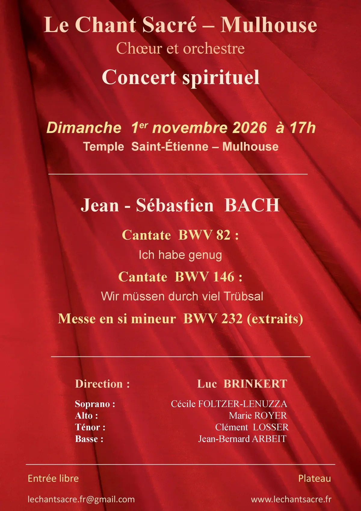 Concert spirituel de la Toussaint