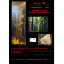 de Tronçais à Notre Dame de Paris Exposition Hélène le Roux, Artiste Peintre