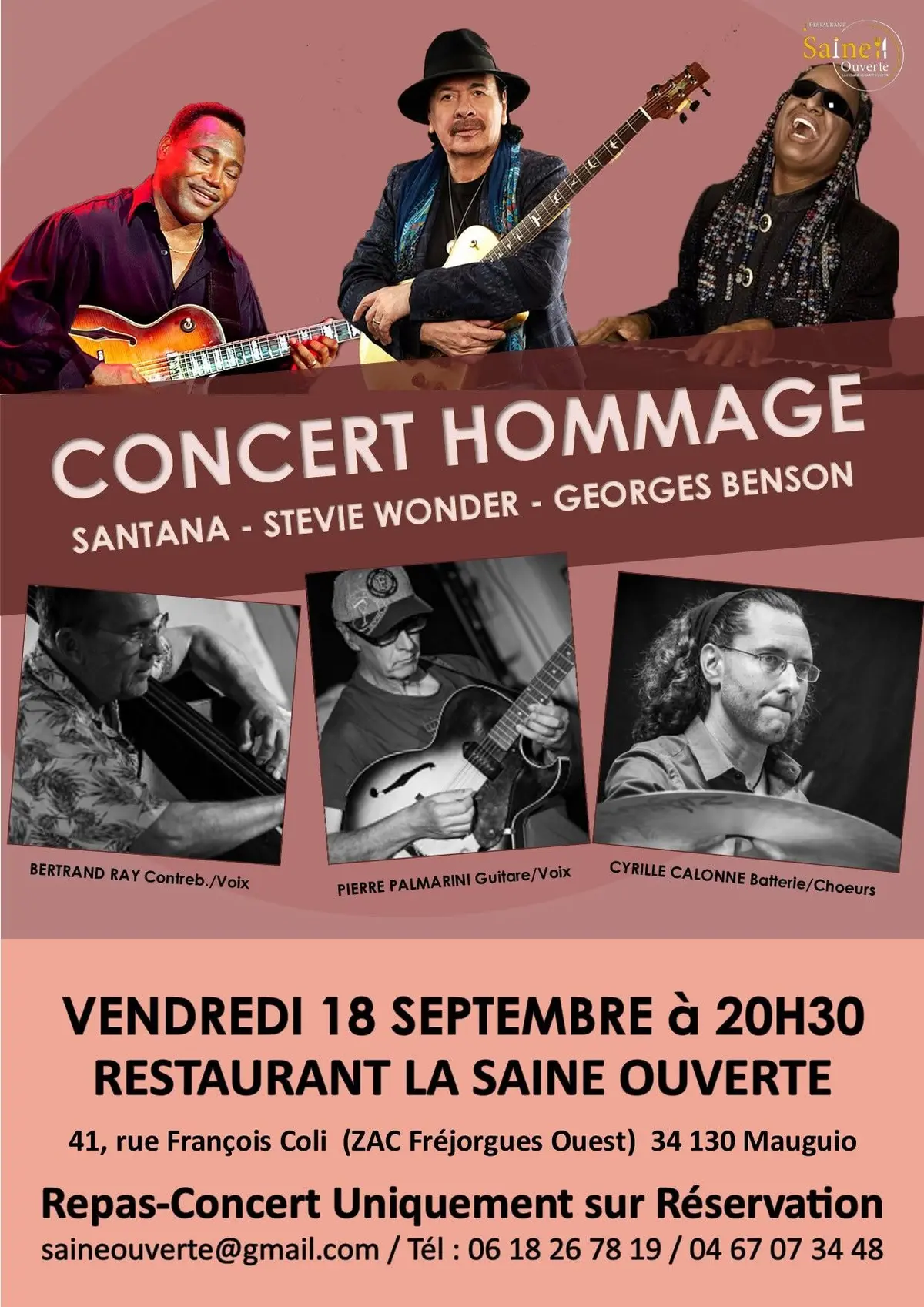 hommage à Santana, Gorges benson, S.Wonder