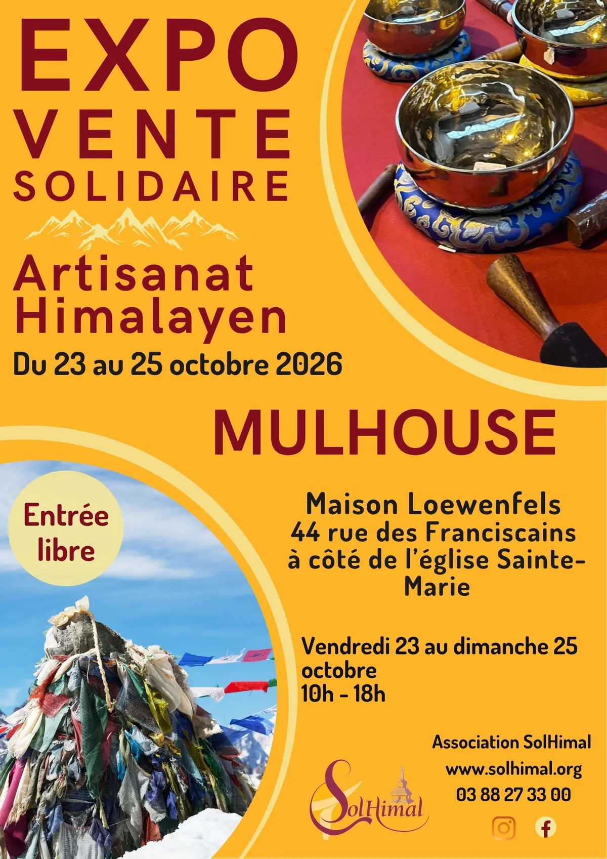 Exposition-vente solidaire d'artisanat himalayen