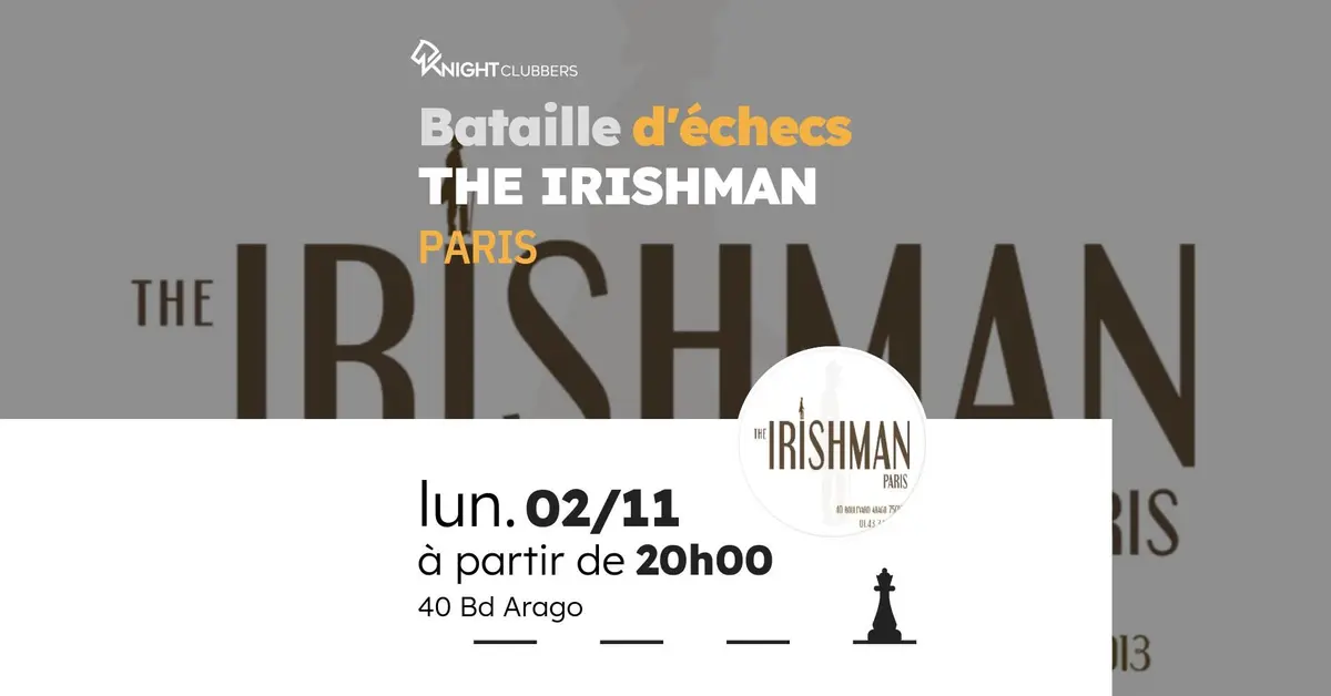 Bataille d'échecs au pub The Irishman