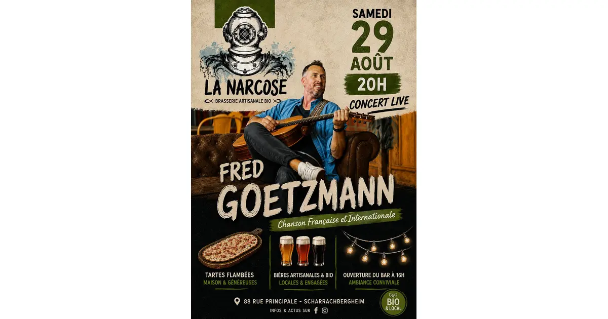 Fred Goetzmann en concert à La Narcose