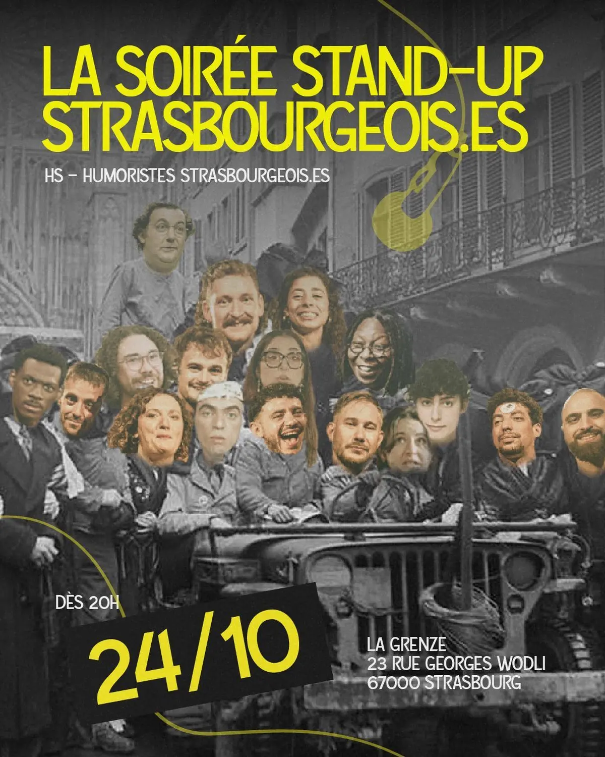 La soirée des humoristes Strasbourgeois.e.s