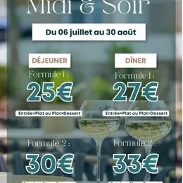 Menu du jour à petit prix tout l'été au restaurant à La Rochelle