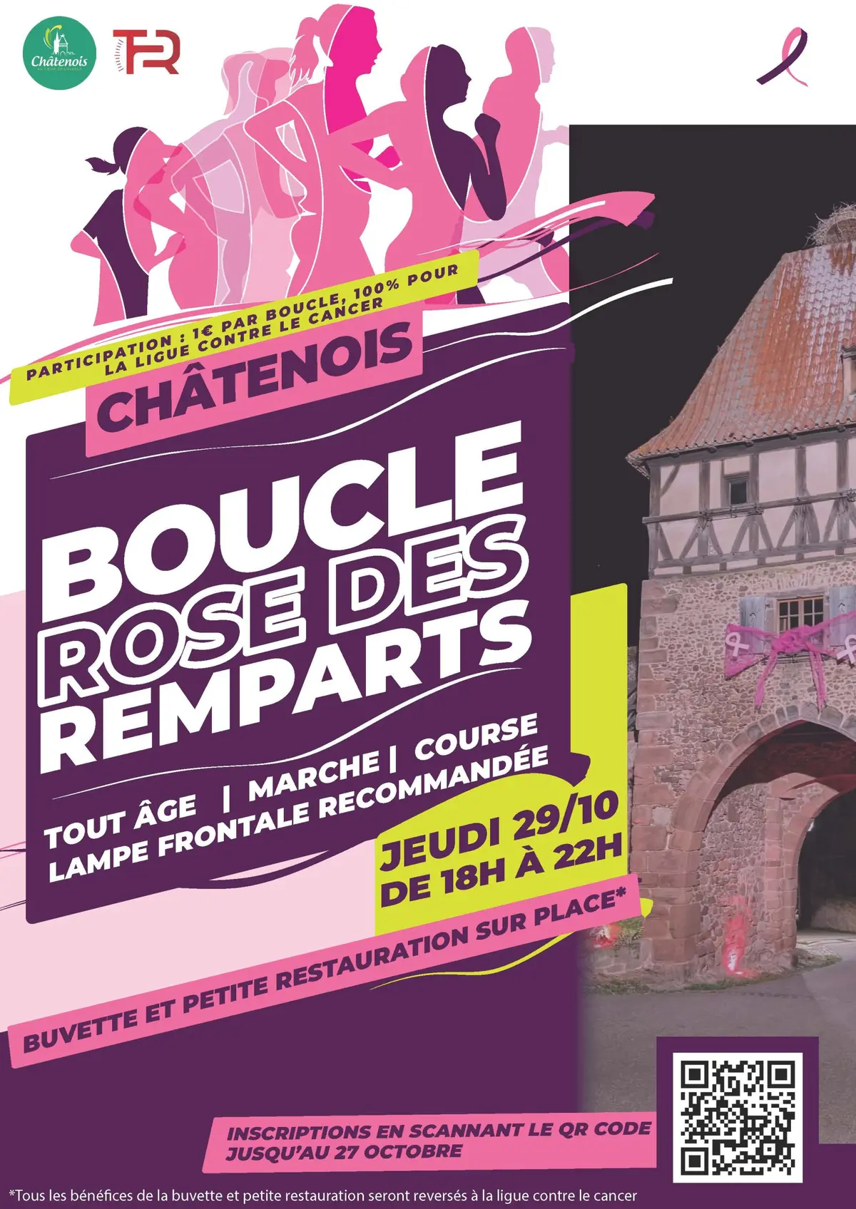 Boucle rose des Remparts