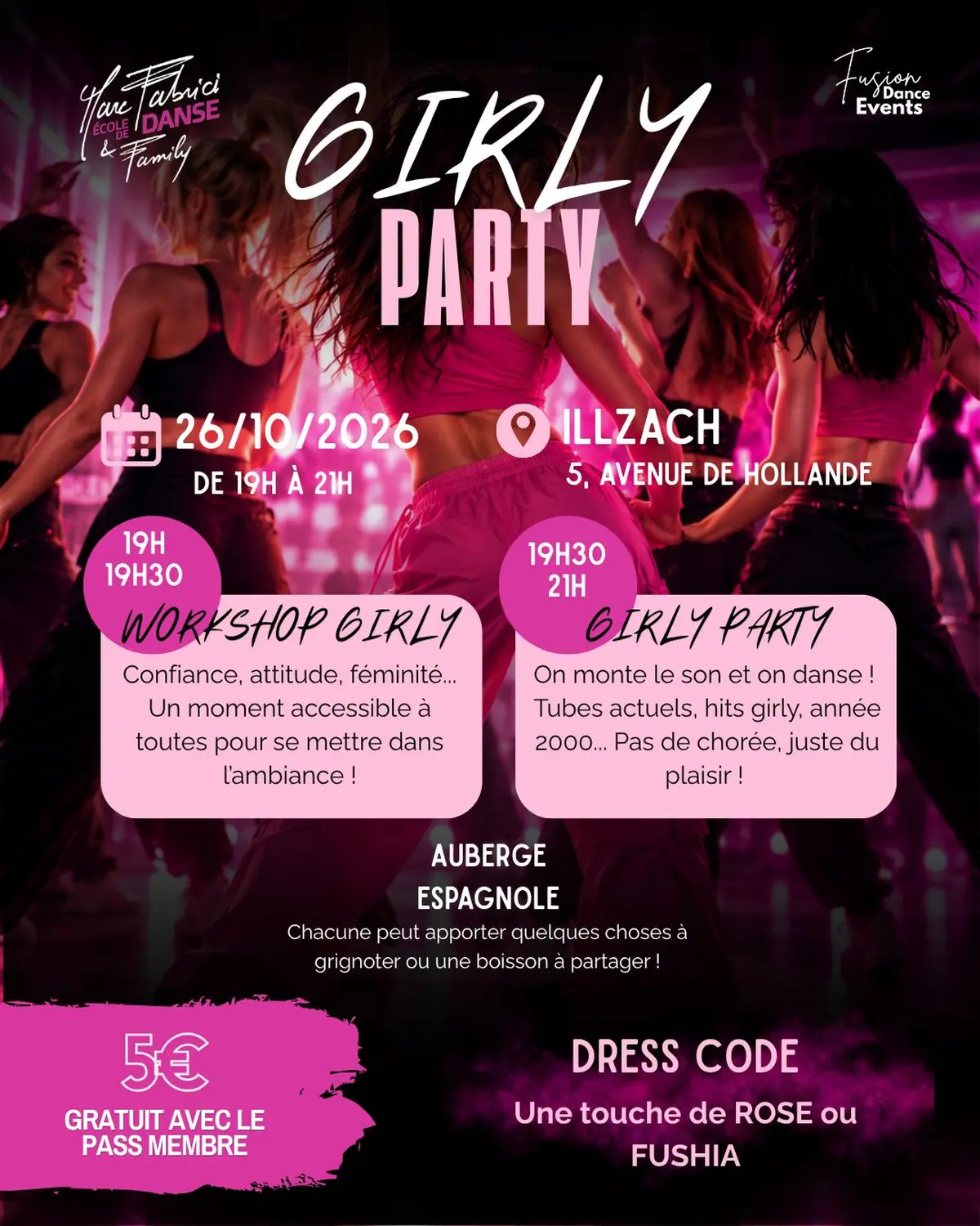 Girly Party : une soirée 100 % filles à l'École de Danse Marc Fabrici & Family