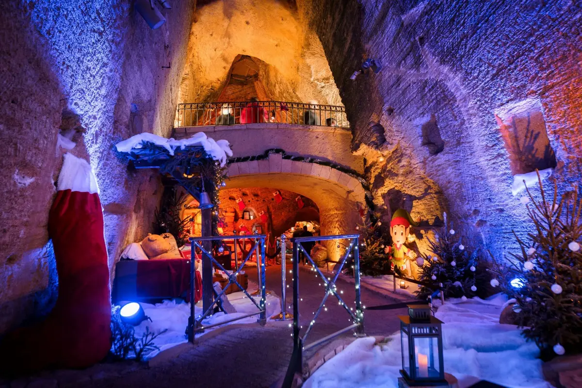 Le Marché de Noël en troglo de Doué-en-Anjou