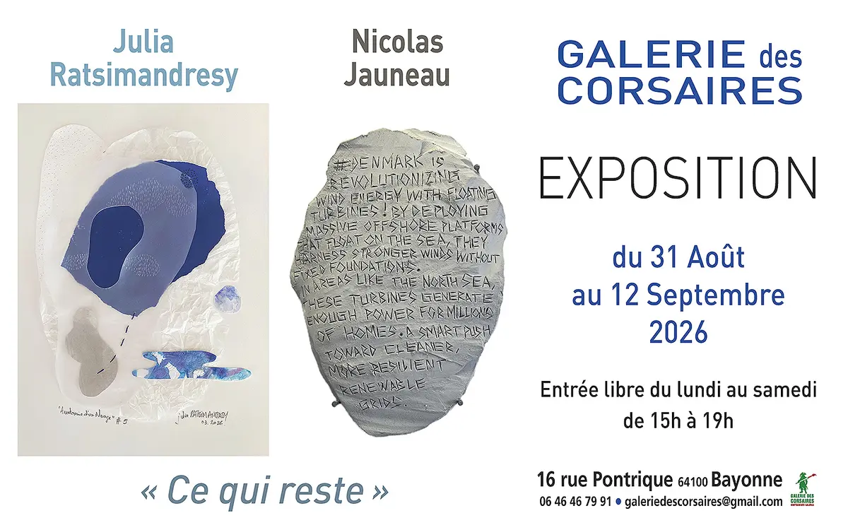 « Ce qui reste » Julia Ratsimandresy et Nicolas Jauneau