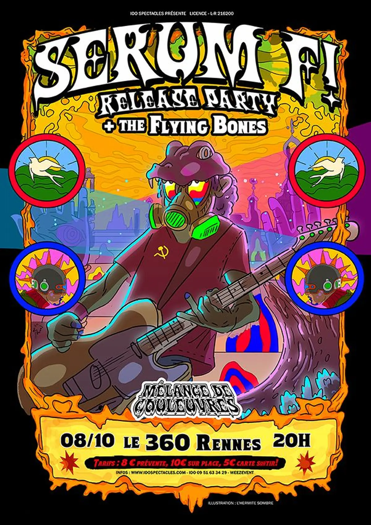 SERUM F! release party + The Flying Bones - Le 360 Rennes - 08/10/2026