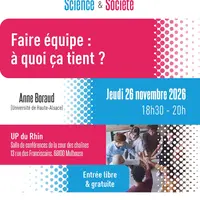 Conférence Science et Société - Faire équipe, à quoi ça tient ? &copy; Sarah Journée