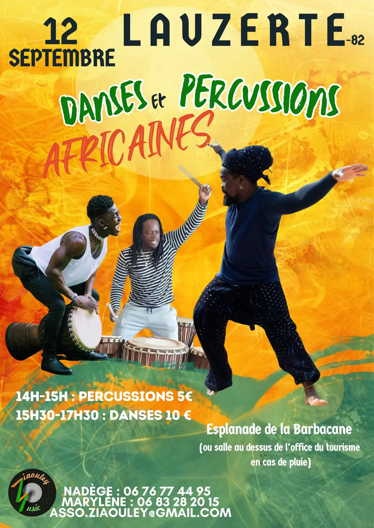 Stages percussions et danses Africaines