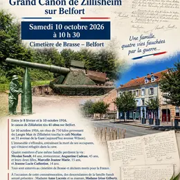 Commémorations à Belfort des victimes du Grand Canon de Zillisheim le 10.10.2026