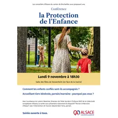 Conférence publique Protection de l'enfance,  le parrainage pourquoi pas vous ?