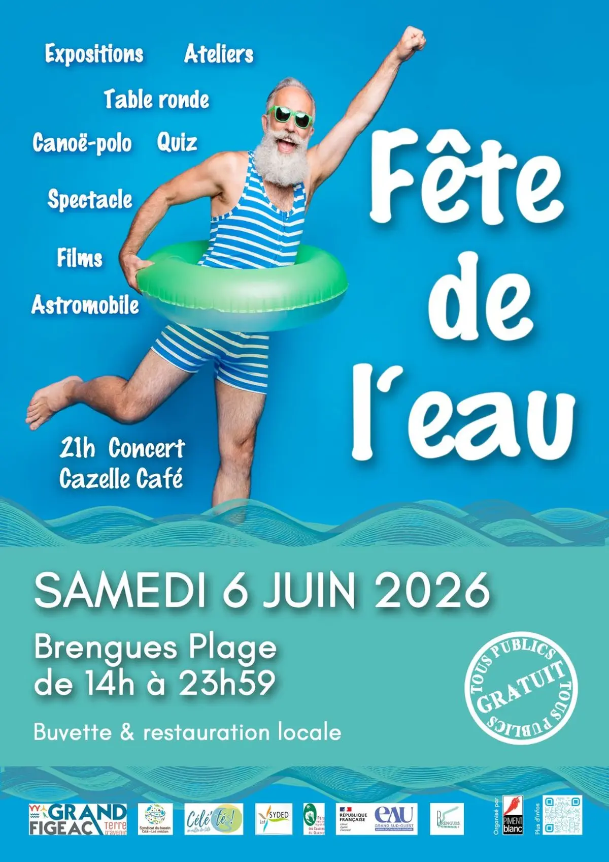 Célé'té en vallée du célé  : fête de l'eau à Brengues !