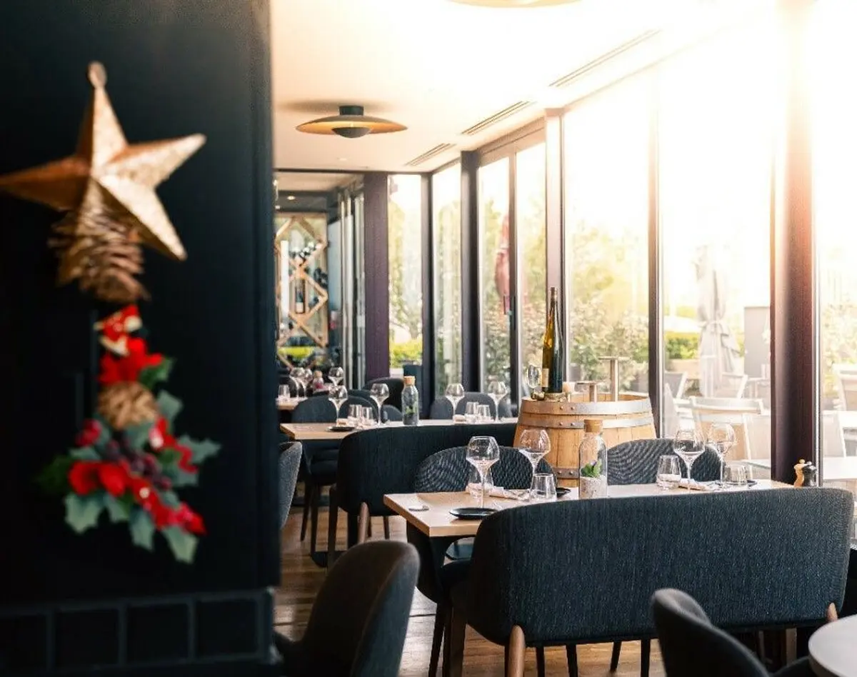 Le cadre moderne, élégant et raffiné de la Brasserie K 