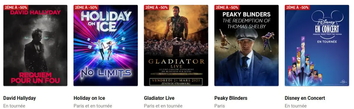 Des spectacles musicaux immanquables