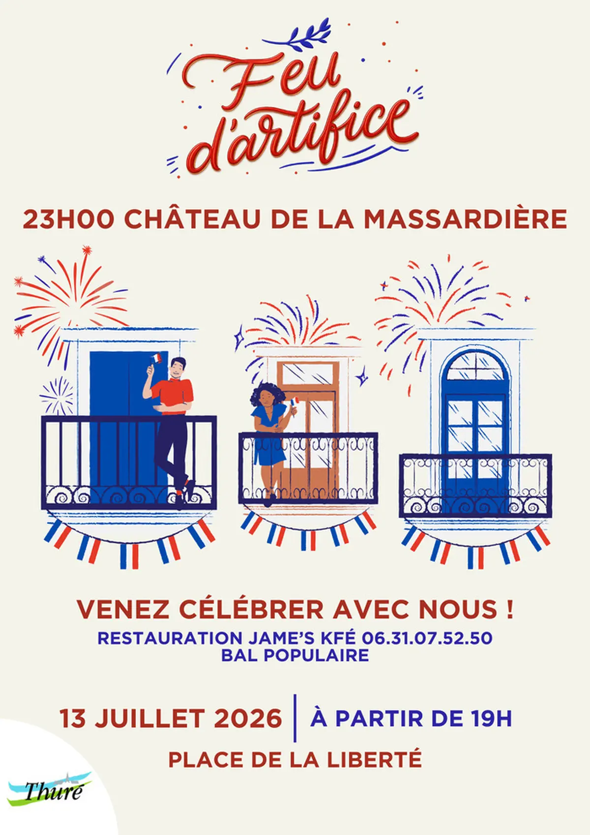 Célébrez la Fête Nationale à Thuré !