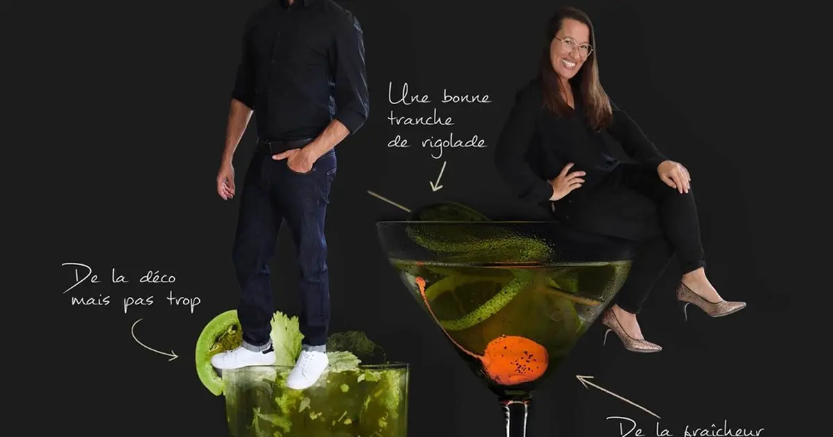 Céline Volay et Maxime Fabre dans Copain comme copine 2 : Soirée Cocktail