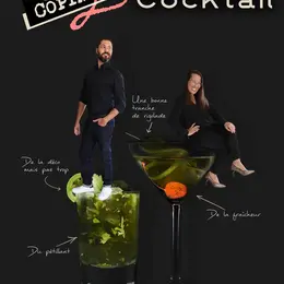 Céline Volay et Maxime Fabre dans Copain comme copine 2 : Soirée Cocktail