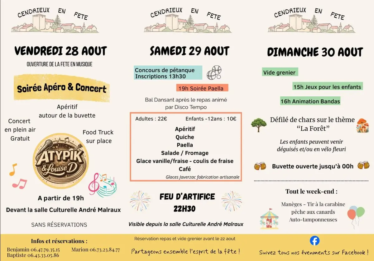 Cendrieux en fête