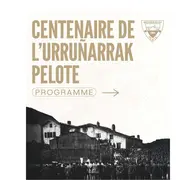 Centenaire de l'Urruñarrak pelote