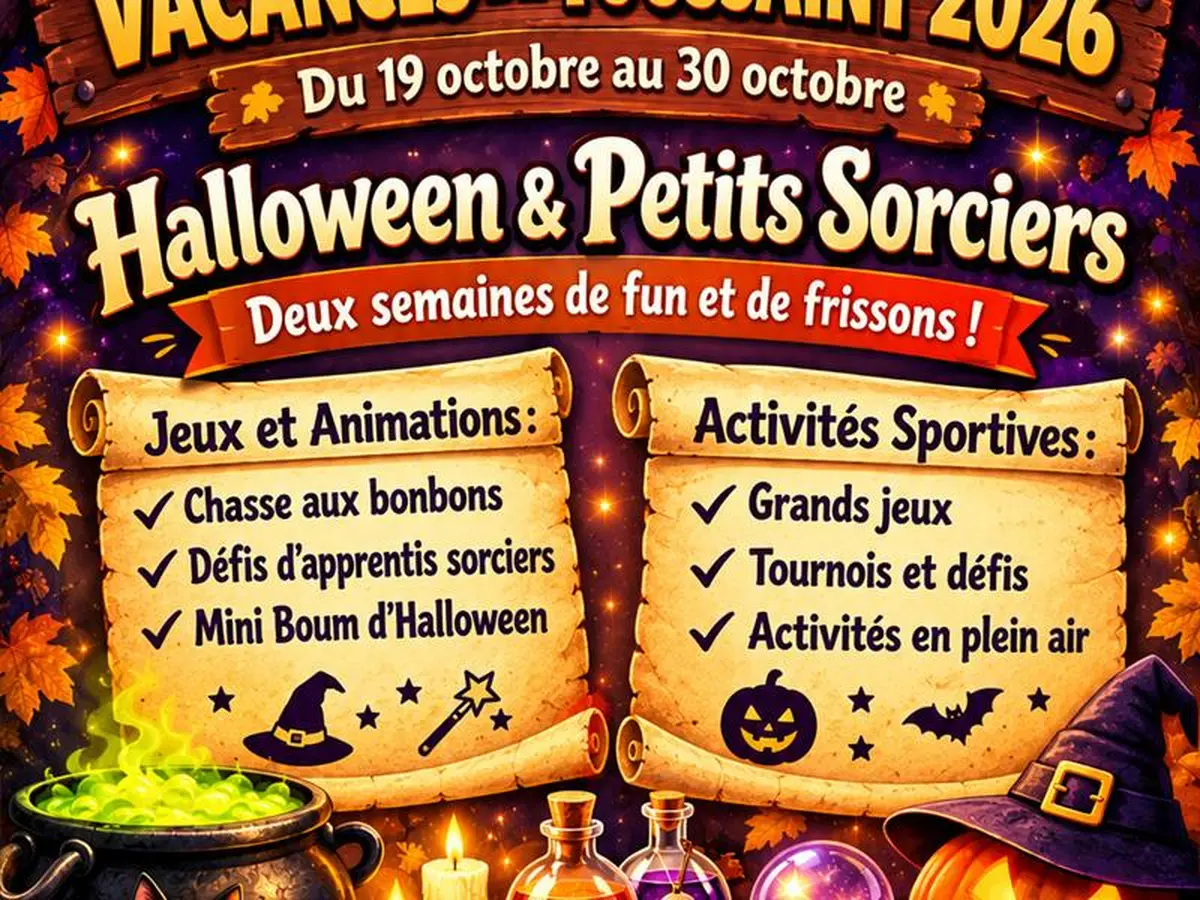 Centre aéré - Vacances de la Toussaint 2026