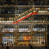 Entrée du Centre Pompidou Paris &copy; Jean-Pierre Dalbéra, via flickr