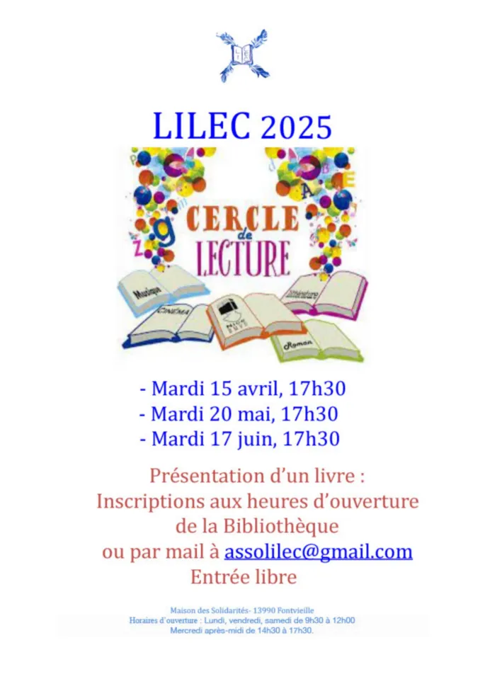 Cercle de Lecture à la Bibliothèque