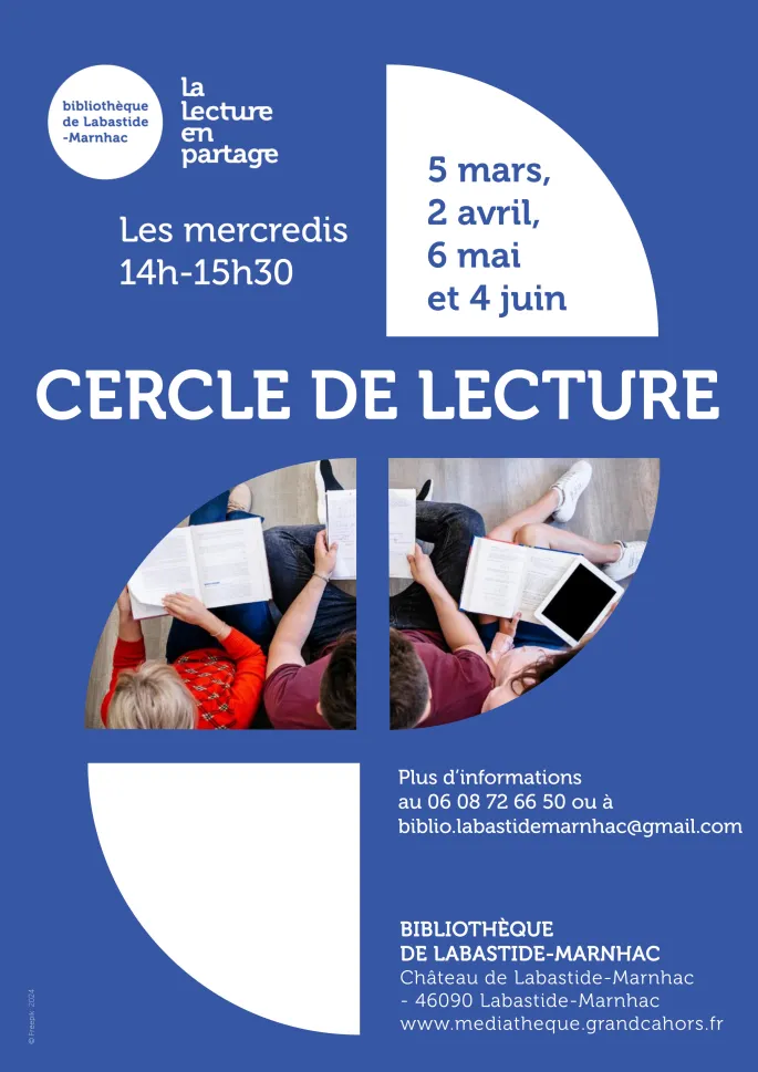 Cercle de lecture à la bibliothèque de Labastide-Marnhac