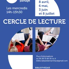 Cercle de lecture à la bibliothèque de Labastide-Marnhac