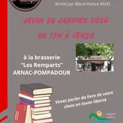 Cercle de lecture à la brasserie Les Remparts