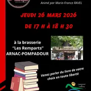 Cercle de lecture à la brasserie Les Remparts