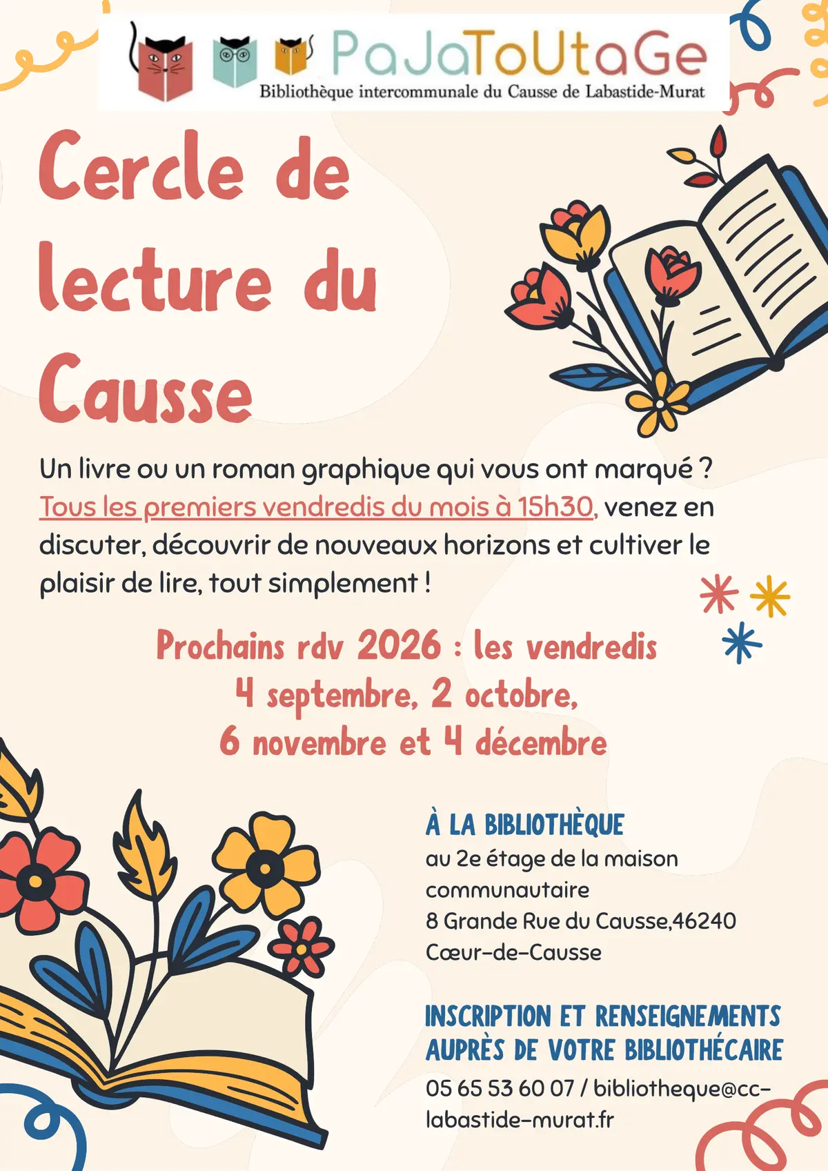 Cercle de lecture du Causse