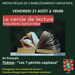 Cercle de lecture sur le thème Les 7 péchés capitaux