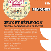 Cérébrale académie : jeux de société à la Médiathèque de Pradines