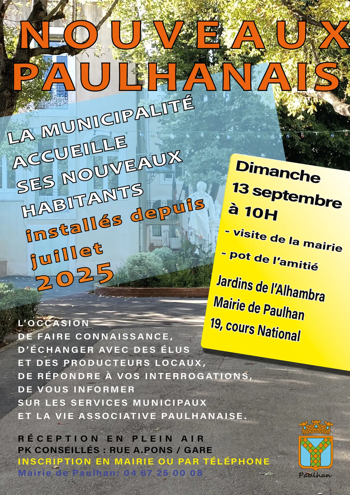 Ceremonie Accueil Nouveaux Paulhanais