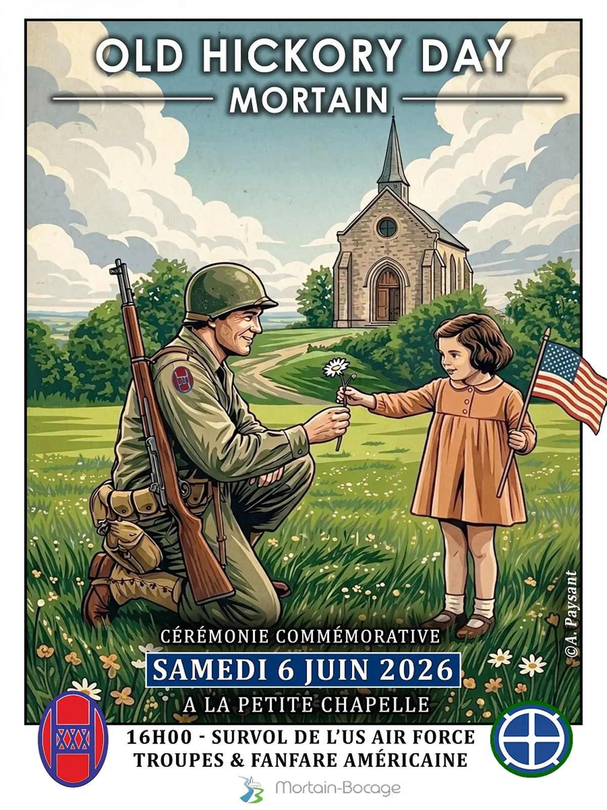 Cérémonie commémorative Old Hickory Day