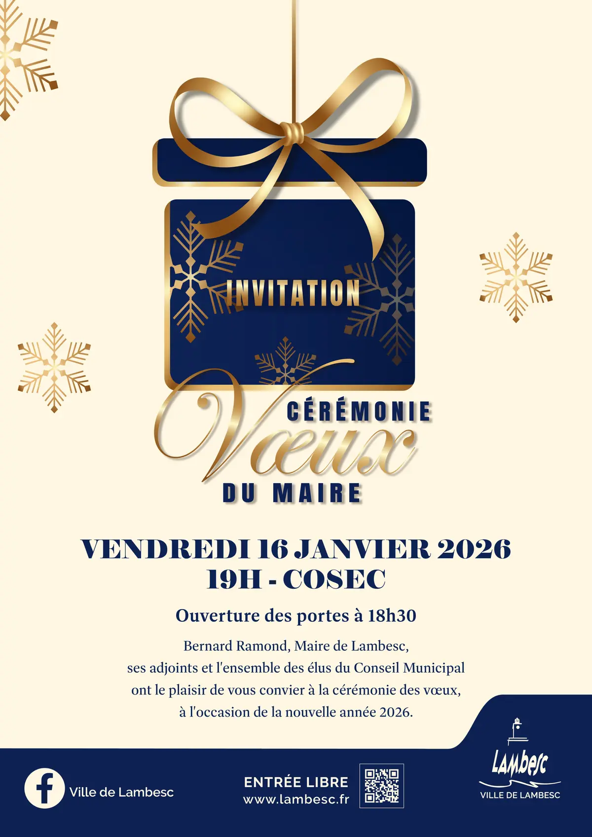 Cérémonie des voeux à la population