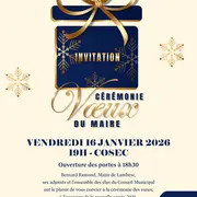 Cérémonie des voeux à la population