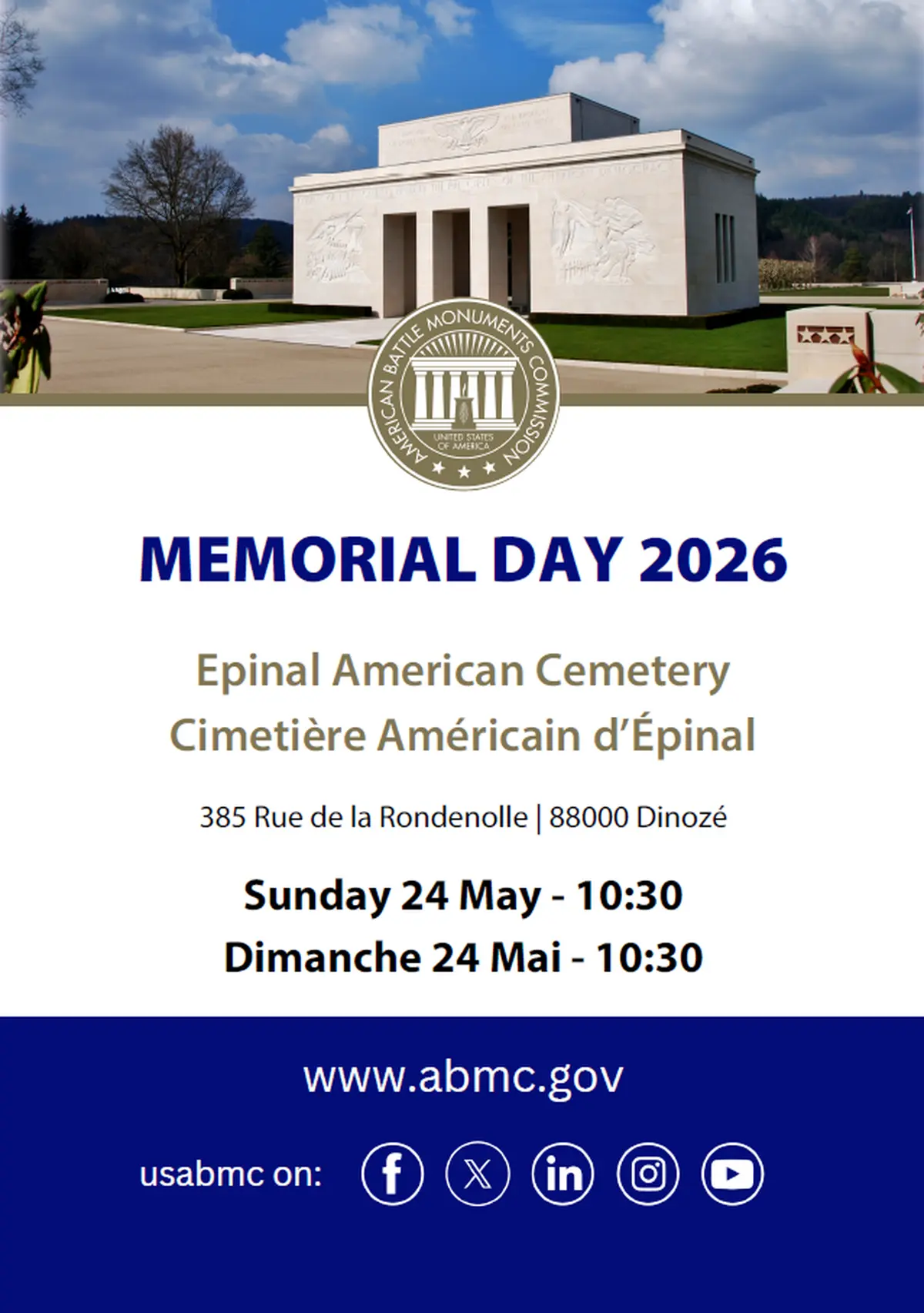 Cérémonie du Memorial Day