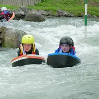 Descente de rivière au Parc des Eaux Vives de Huningue en Alsace DR