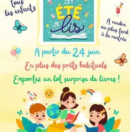 Cet été je lis : Des lots de livres surprises prêtés par la médiathèque pour lire tout l’été !