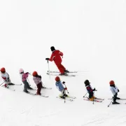 Cette année, je prends des cours de ski !