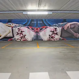 Parking du Kinépolis à Mulhouse : le temple secret du street art !