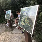 Cezanne au jardin des peintres